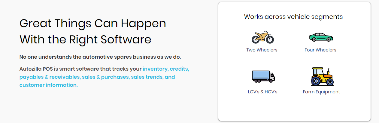 screenshot of Autozilla POS